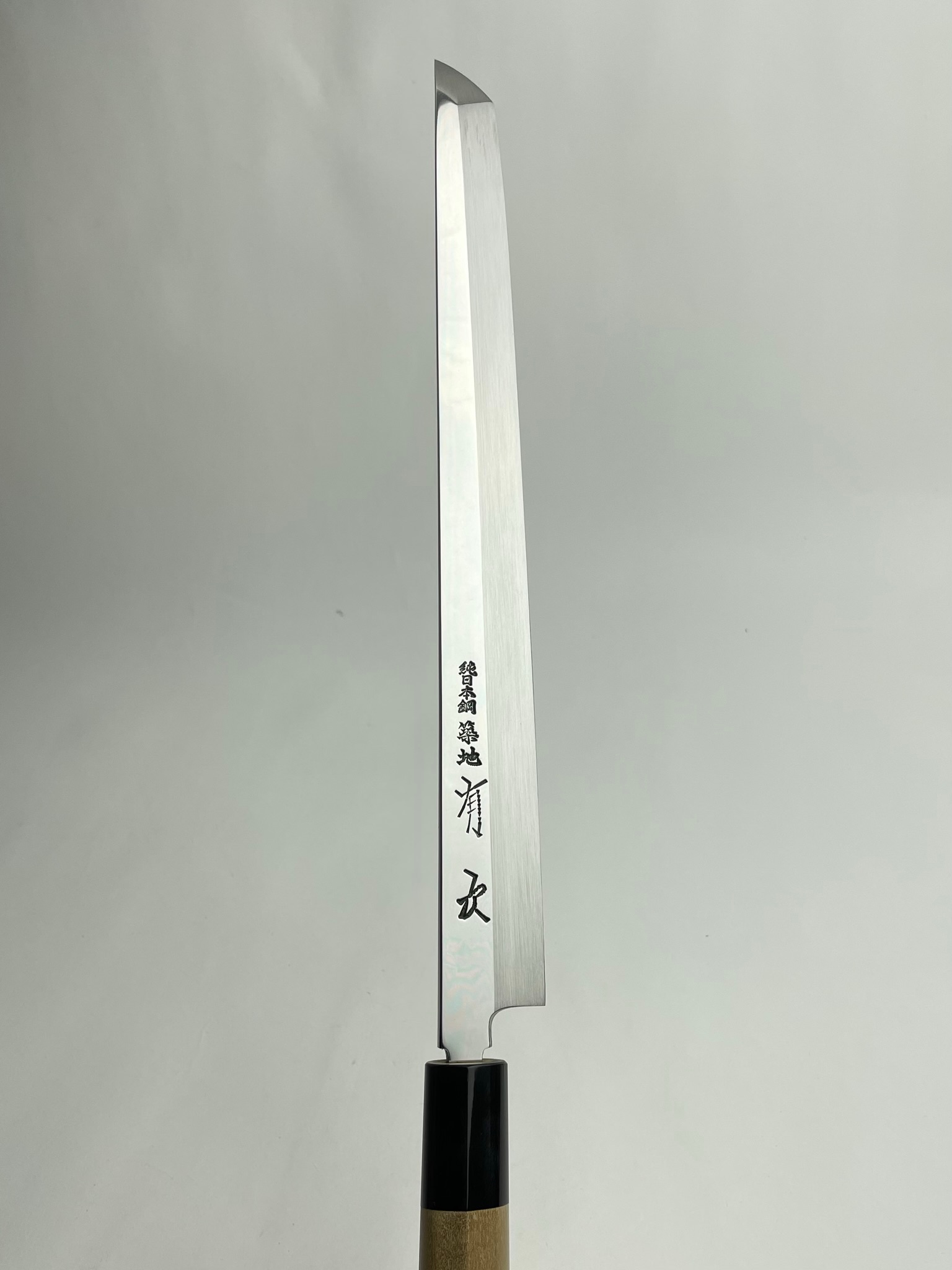 包丁・ナイフ 佐文 銀三鏡面仕上 蛸引包丁 （片刃） 33cm (9-0297-0604